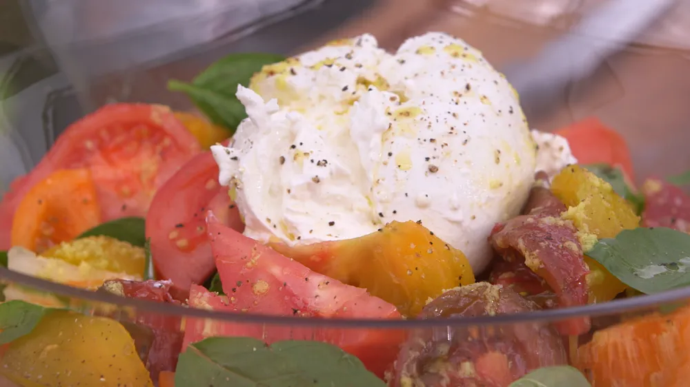 Tomates caprese par Laurent Mariotte