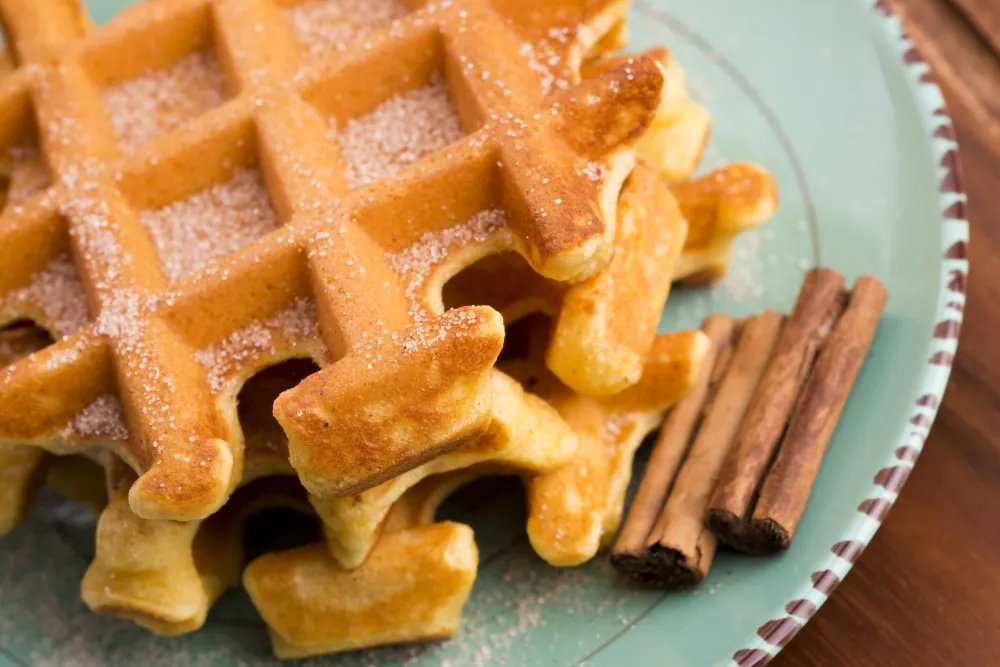 Gaufres à la cannelle à lancienne