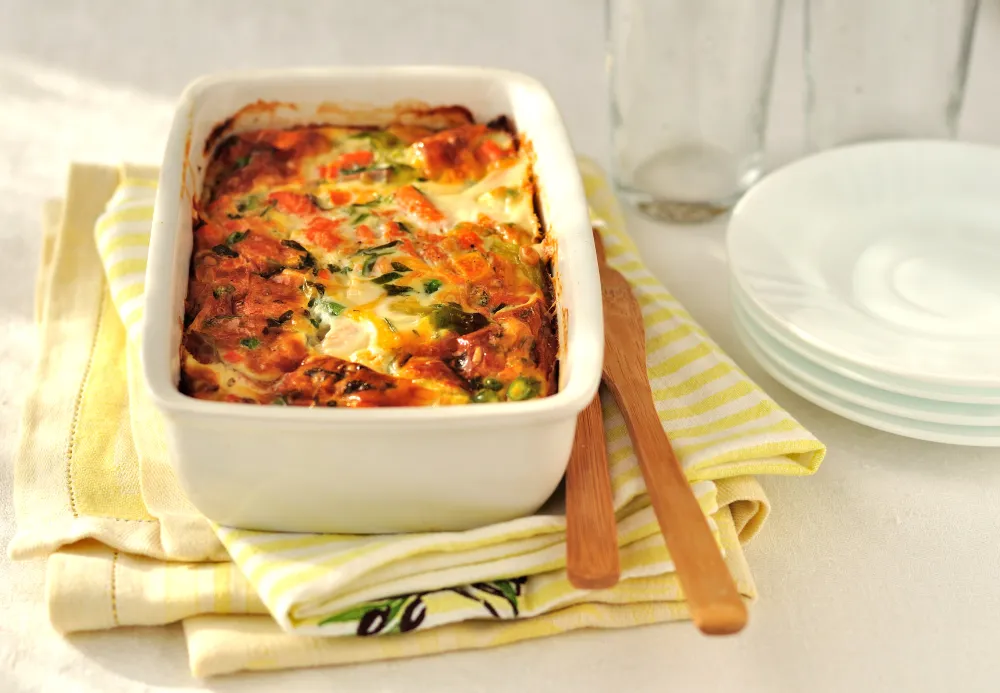 Gratin de carottes aux crevettes