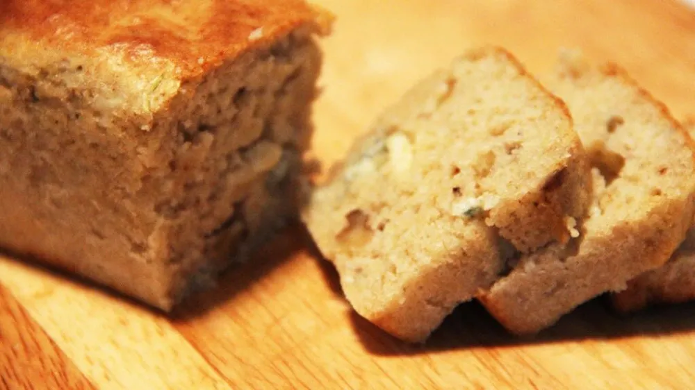 Cake au bleu et aux noix