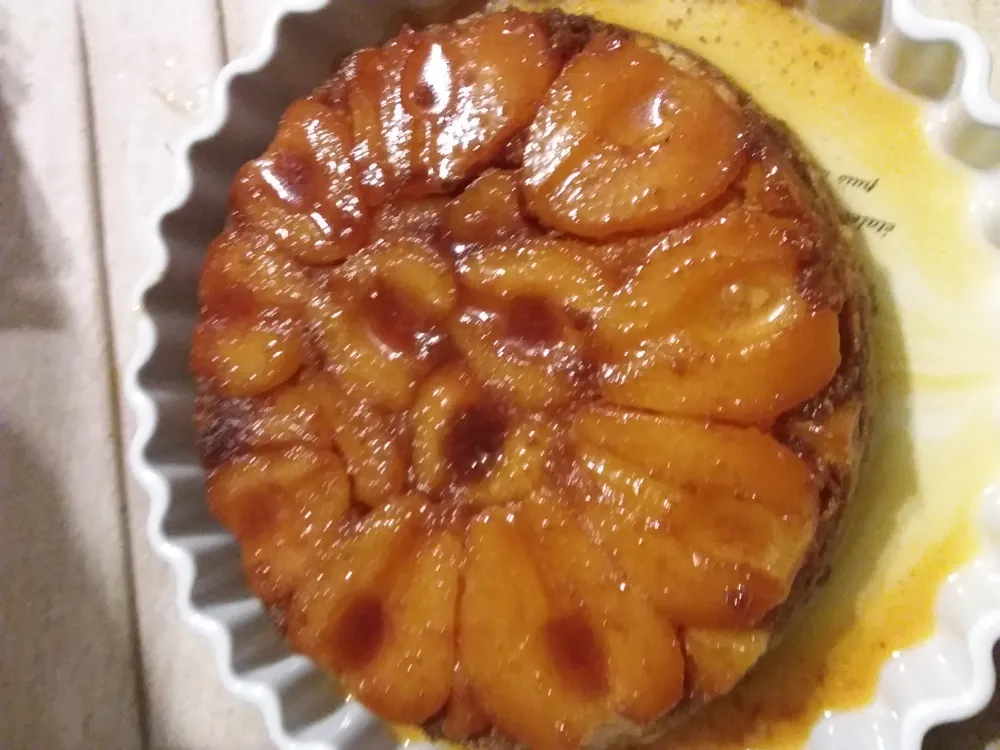 Gâteau de poires façon baba au rhum