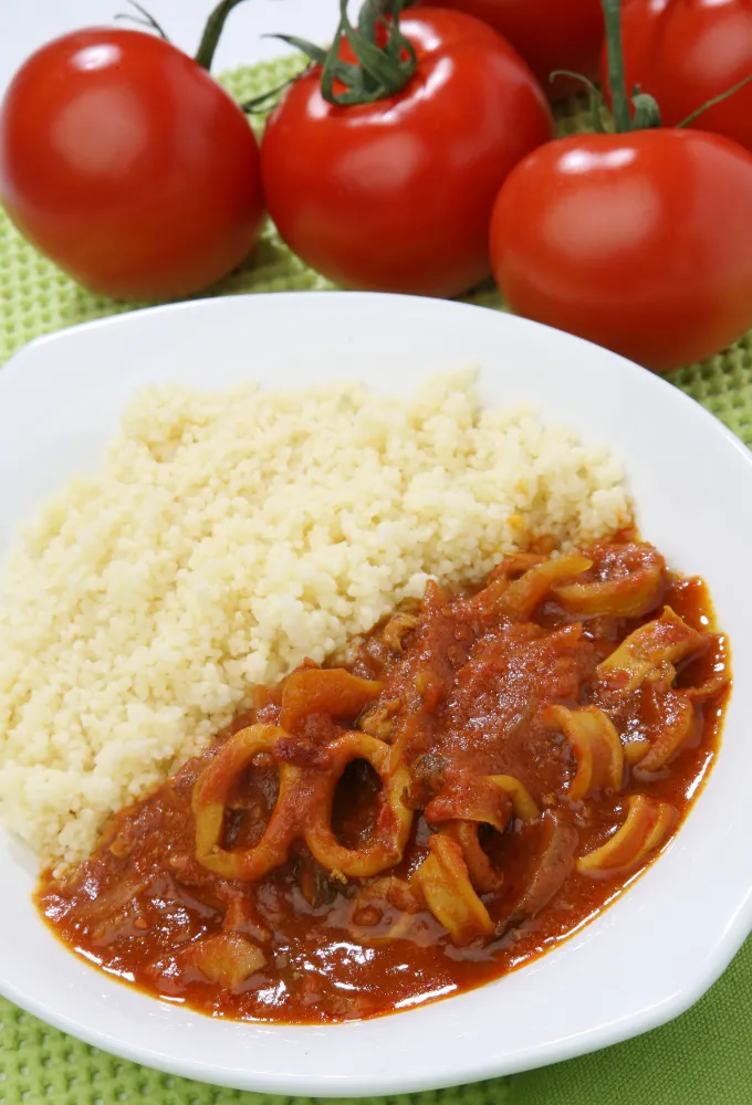 Couscous aux calamars