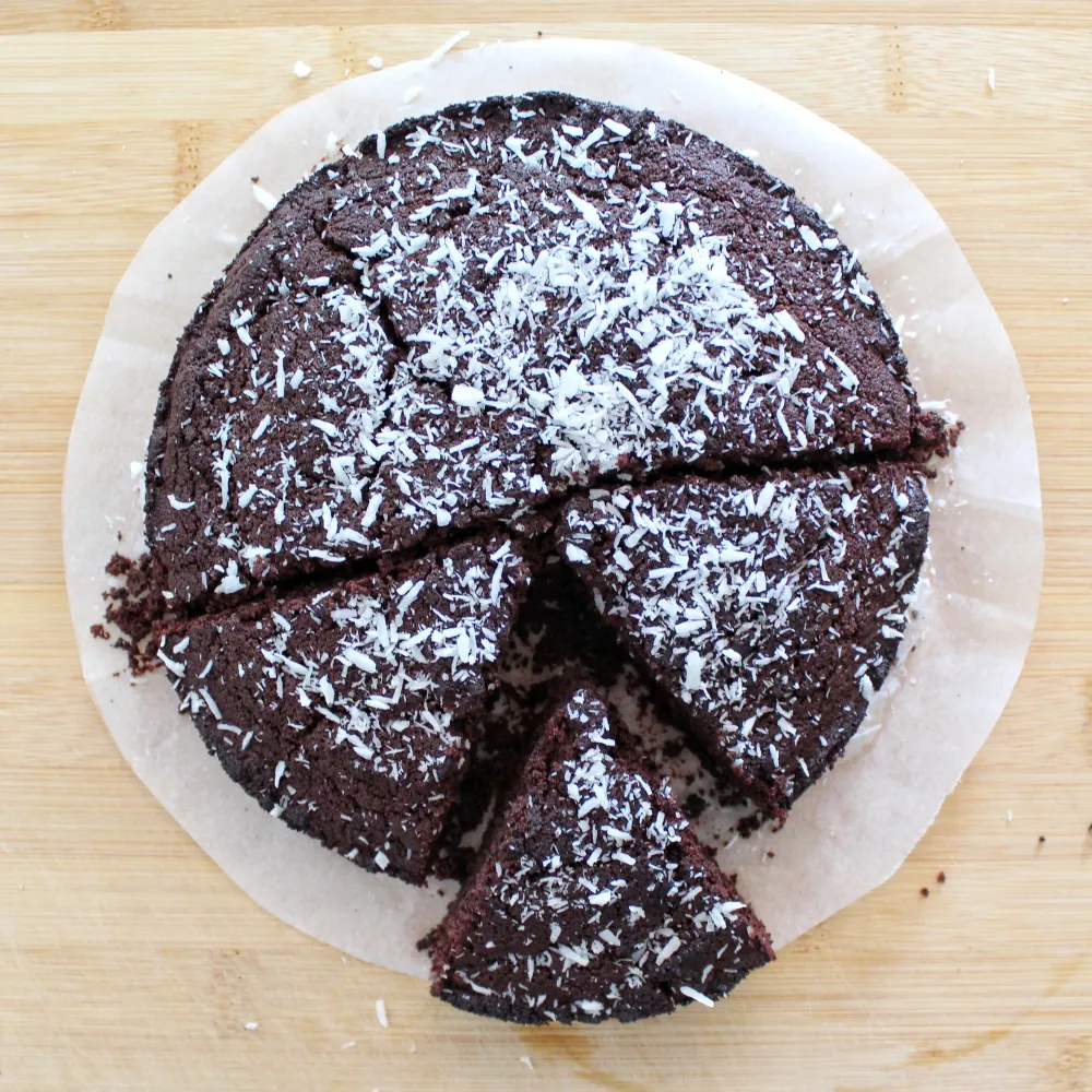 Gâteau choco-coco à faible indice glycémique