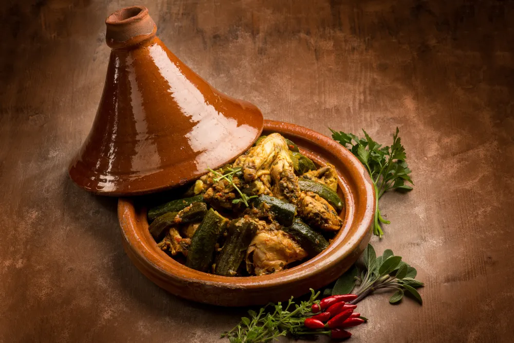 Tajine de poulet aux légumes