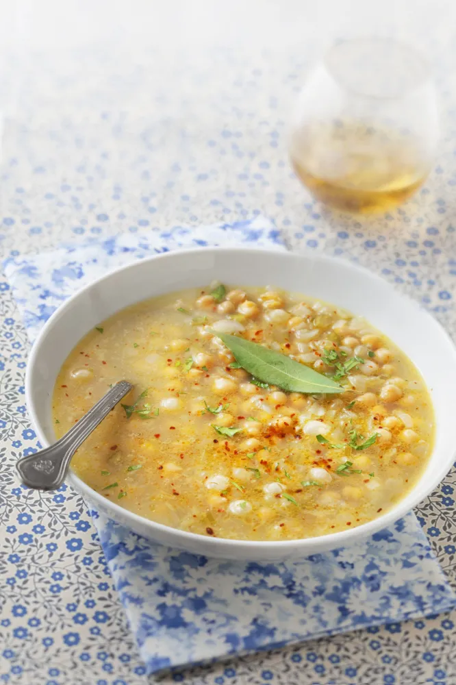 Potage de pois chiches  ( Italie du sud )