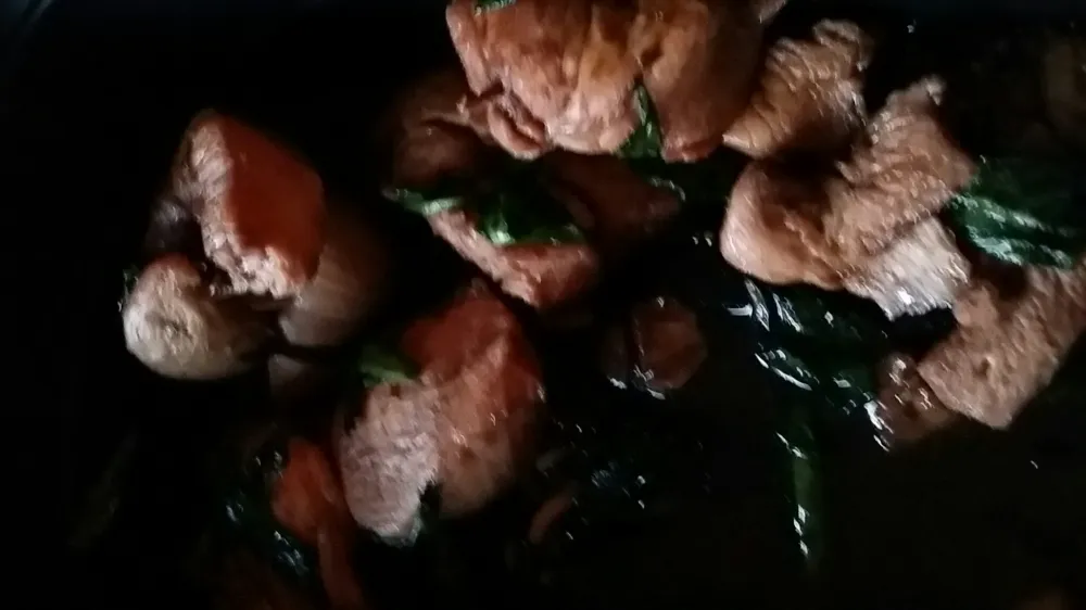 Sauté de poulet à lail des ours