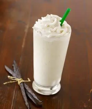 Cappuccino frappé à la vanille