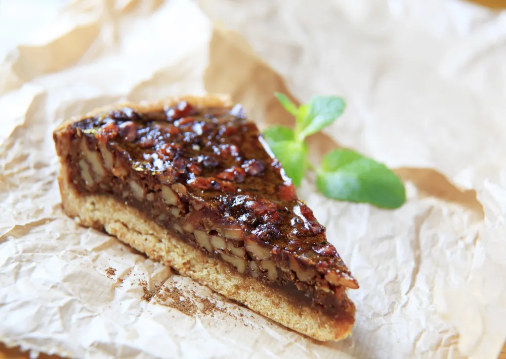 Tarte caramélisée aux noix de pécan