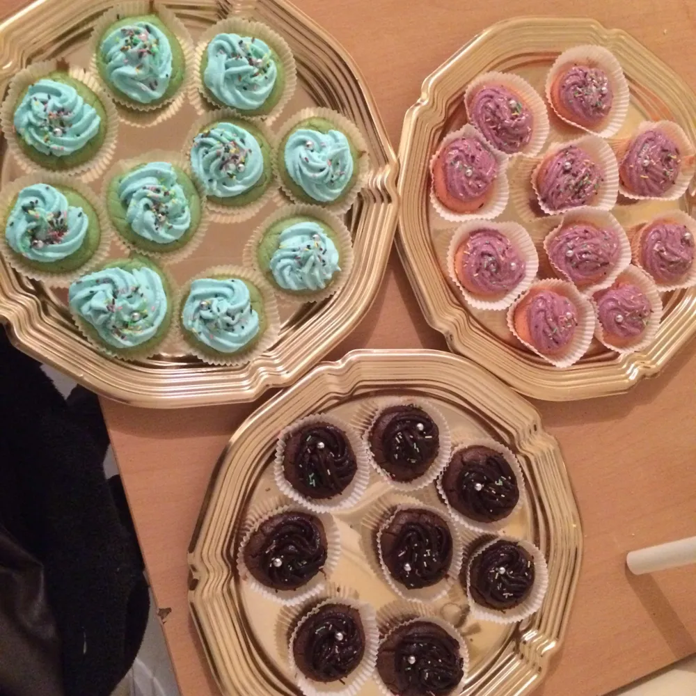 Trio de cupcakes parfumés