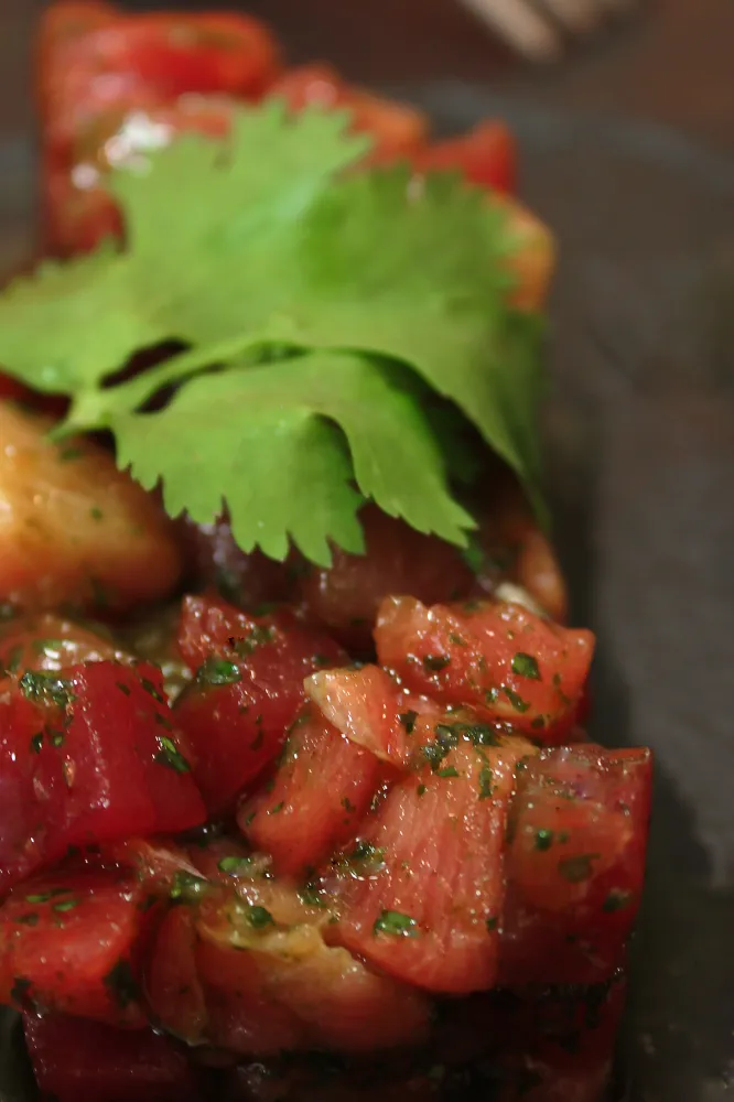 Carpaccio / tartare de thon rouge