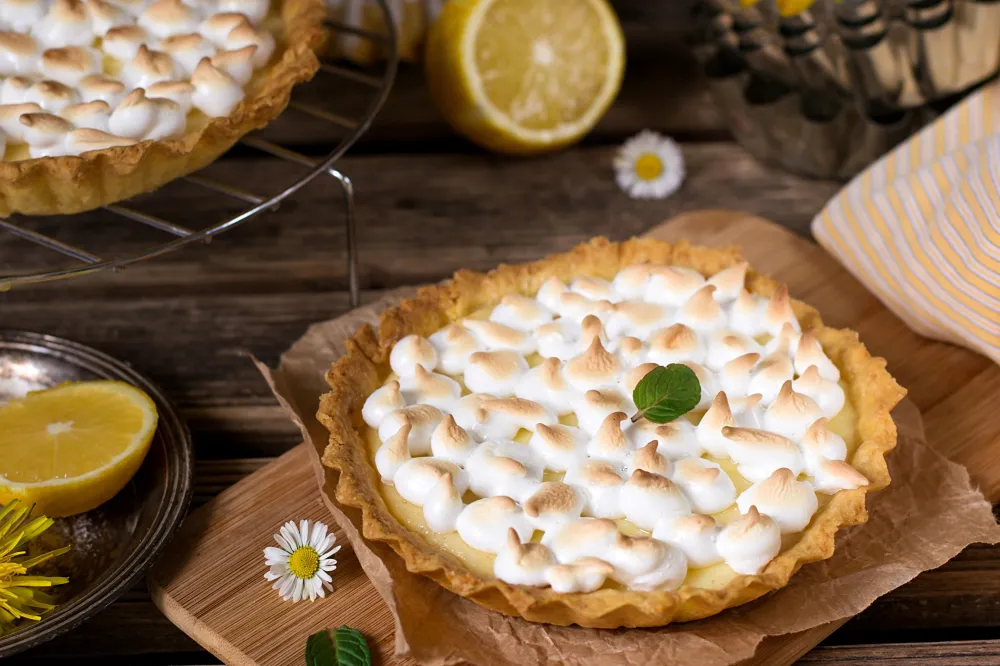 Tarte meringuée au citron