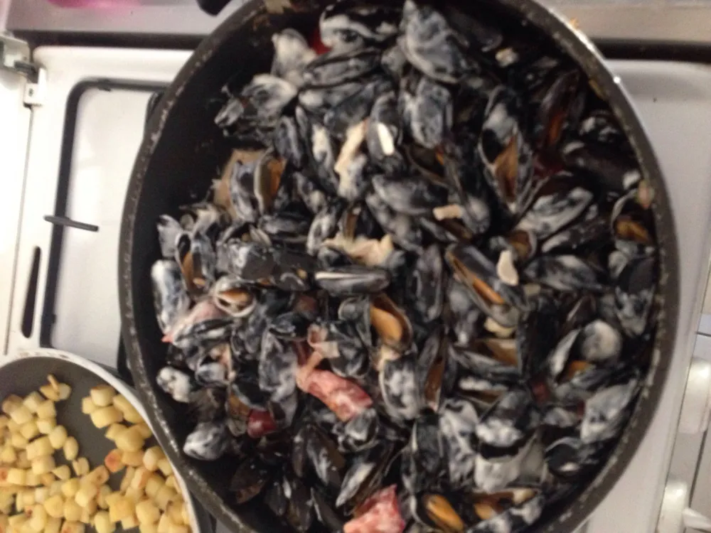 Moules au Bleu de Bresse