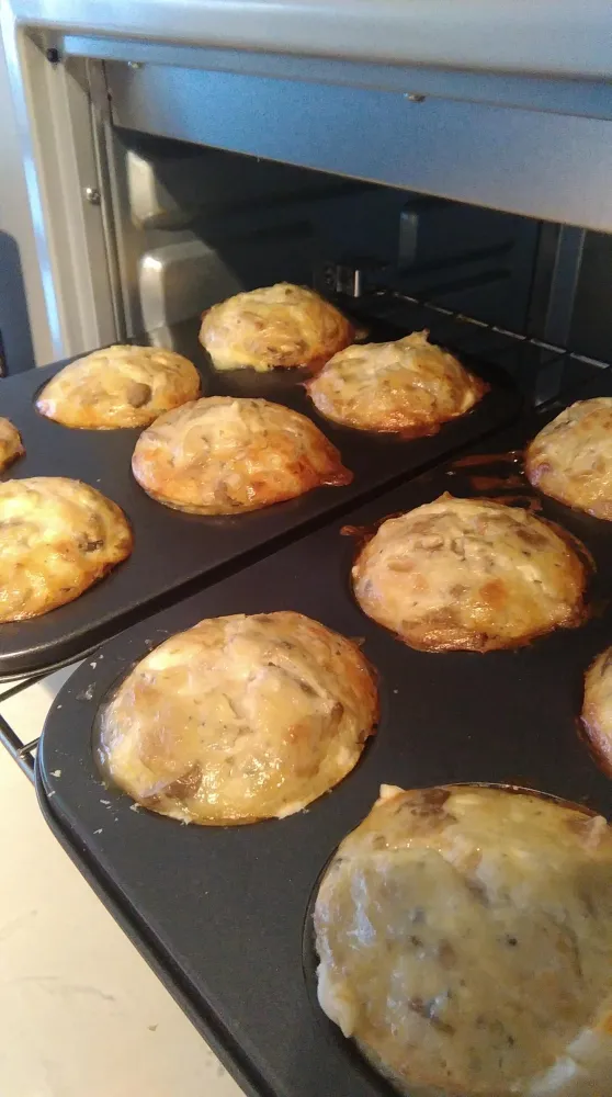 Tartelette aux pleurotes et fromage de chèvre