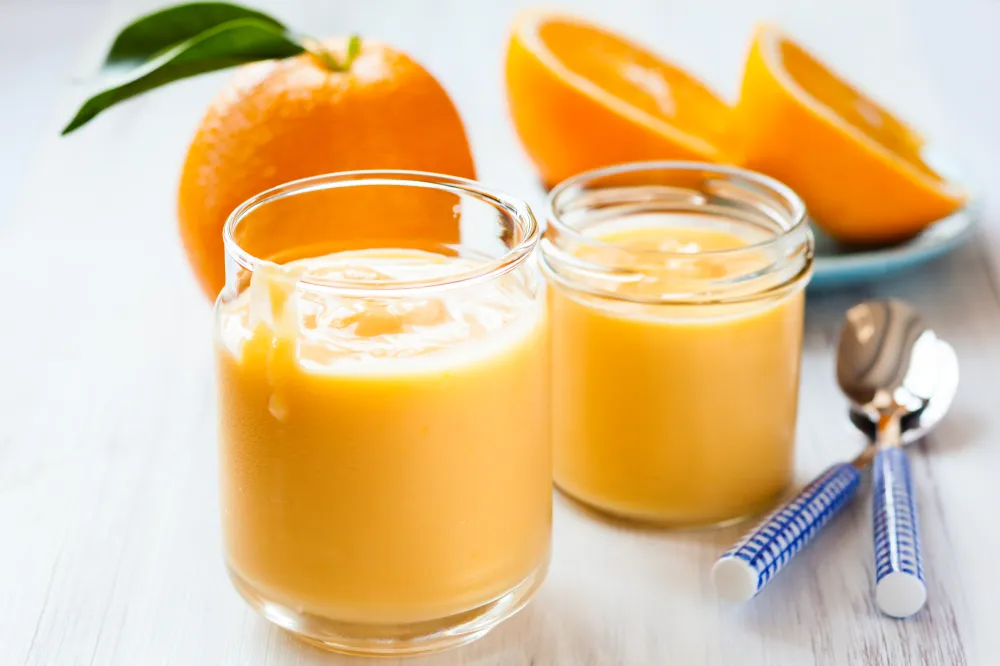 Crème anglaise à lorange