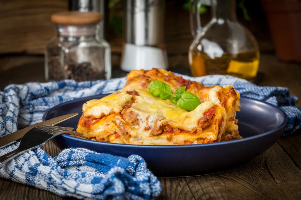 Lasagne aux deux sauces