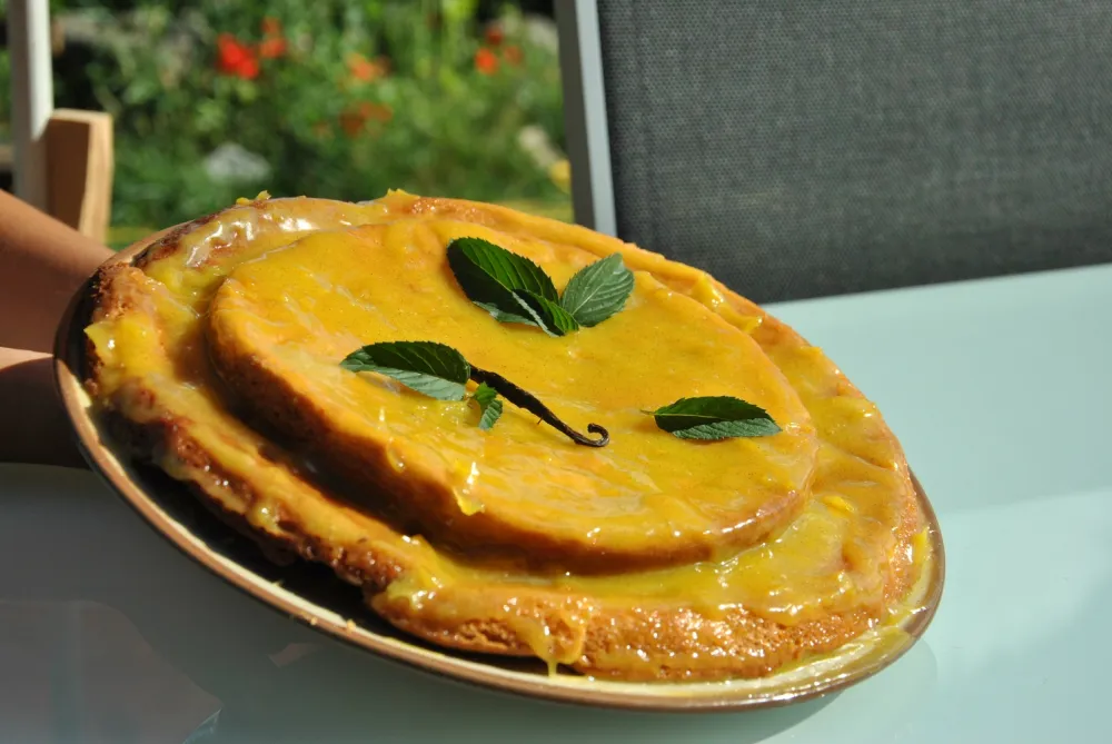 Gâteau au lemon curd