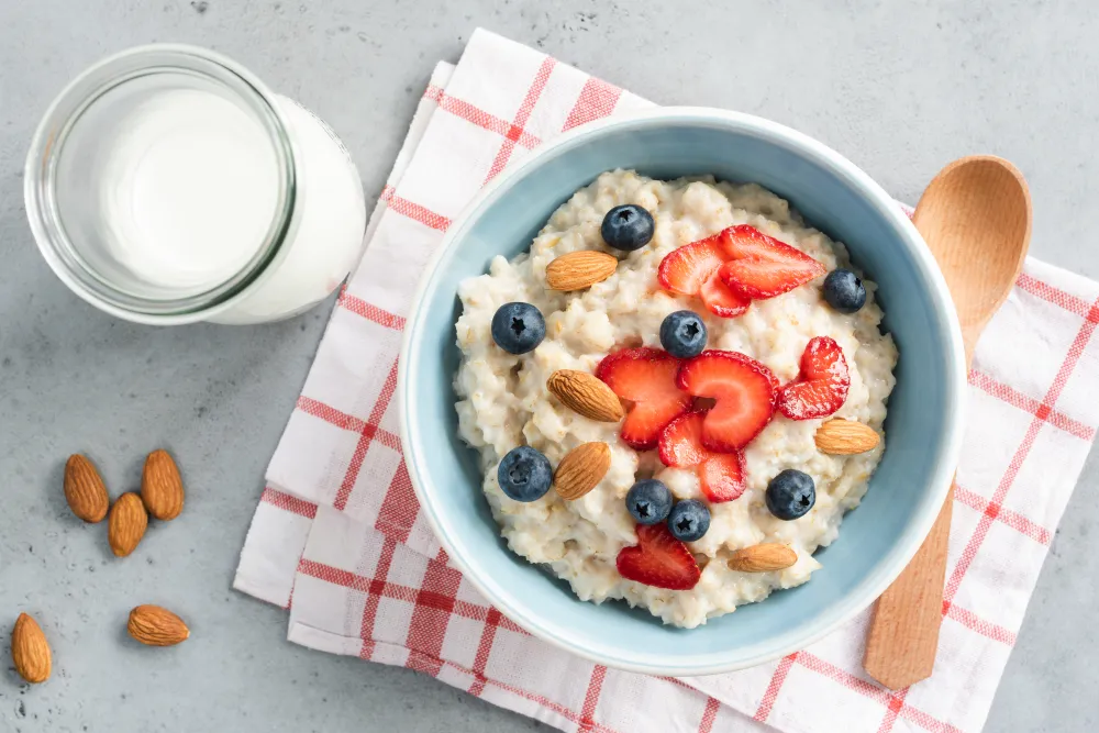 Porridge aux fraises au Cookeo