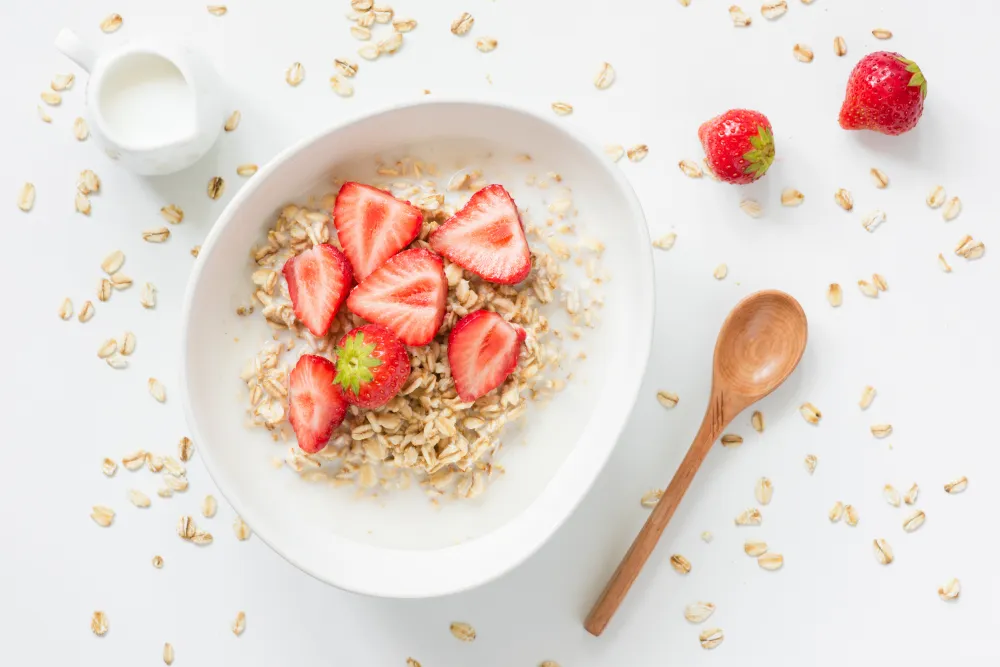 Porridge aux fraises au Companion