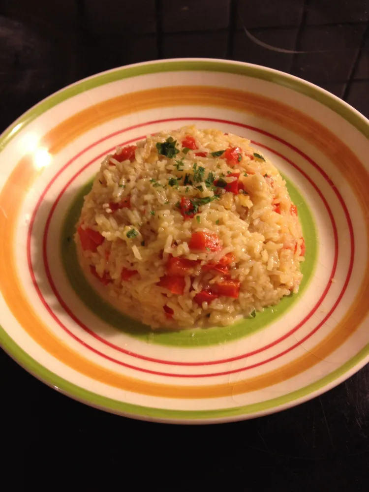 Basmati aux poivrons façon risotto