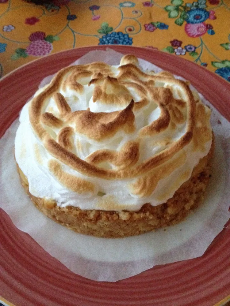 Tarte au citron et aux palets bretons