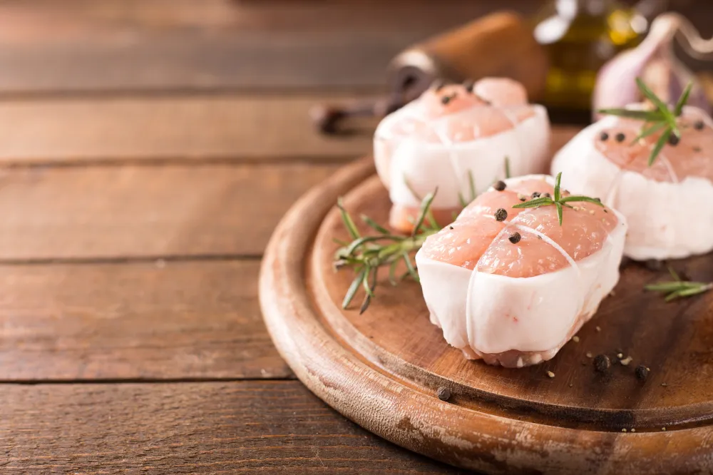 Paupiettes de veau aux raisins