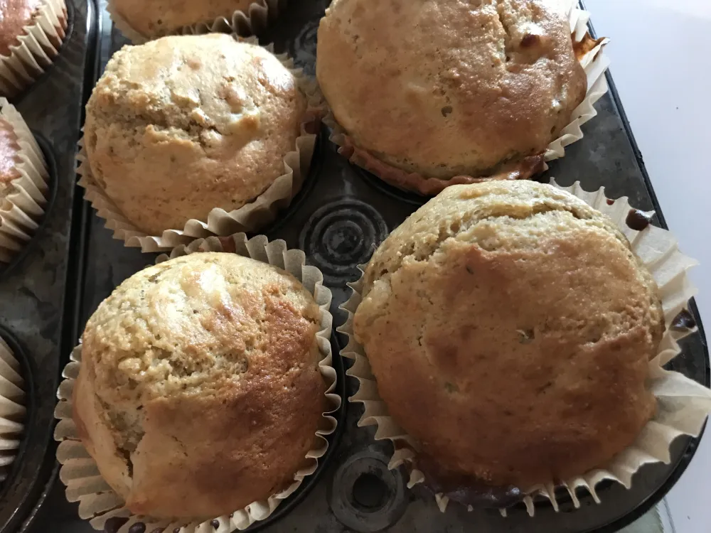 Muffins poires-amandes