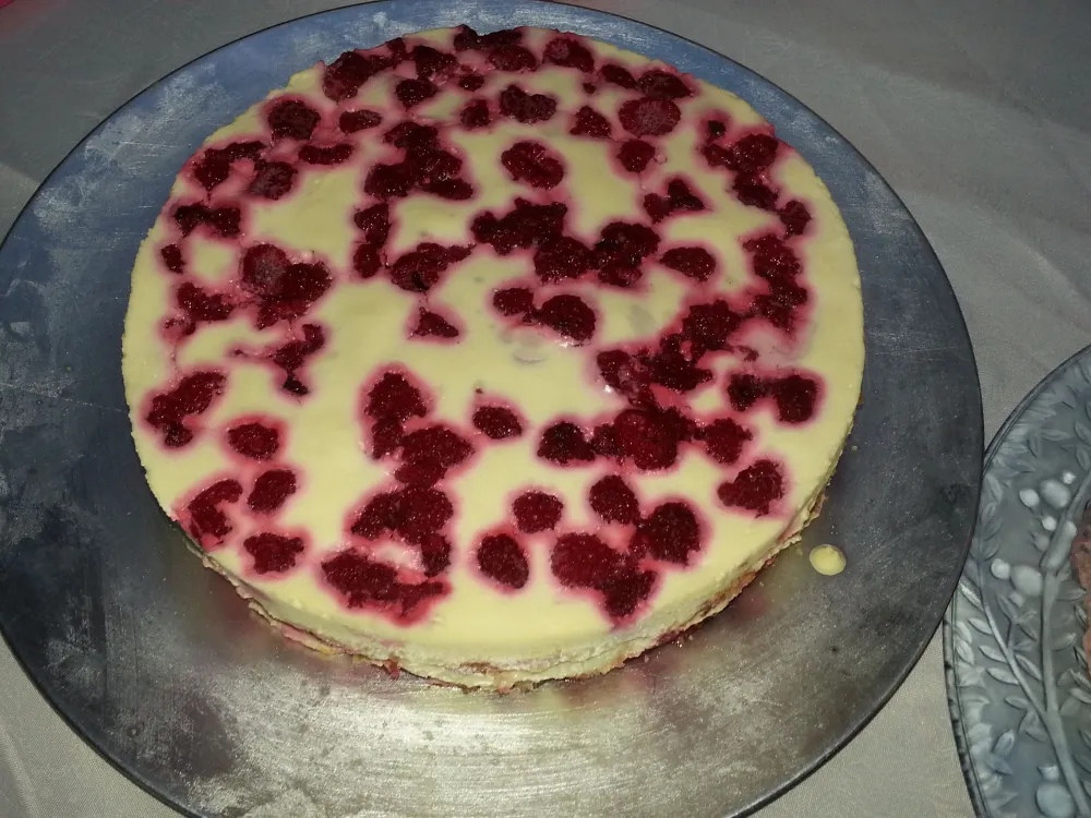 Tiramisu aux framboises (façon entremets)