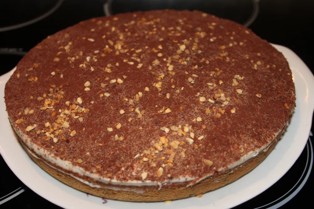 Gateau au chocolat façon tiramisu