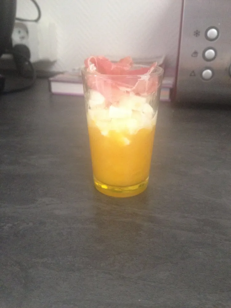 Verrine mangue mozzarella