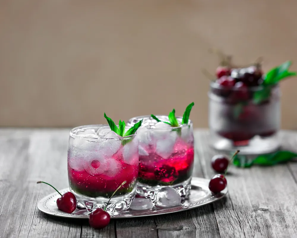 Sirop de cerises cuites