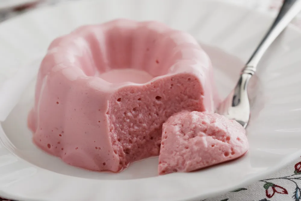 mousse framboise ou fraise