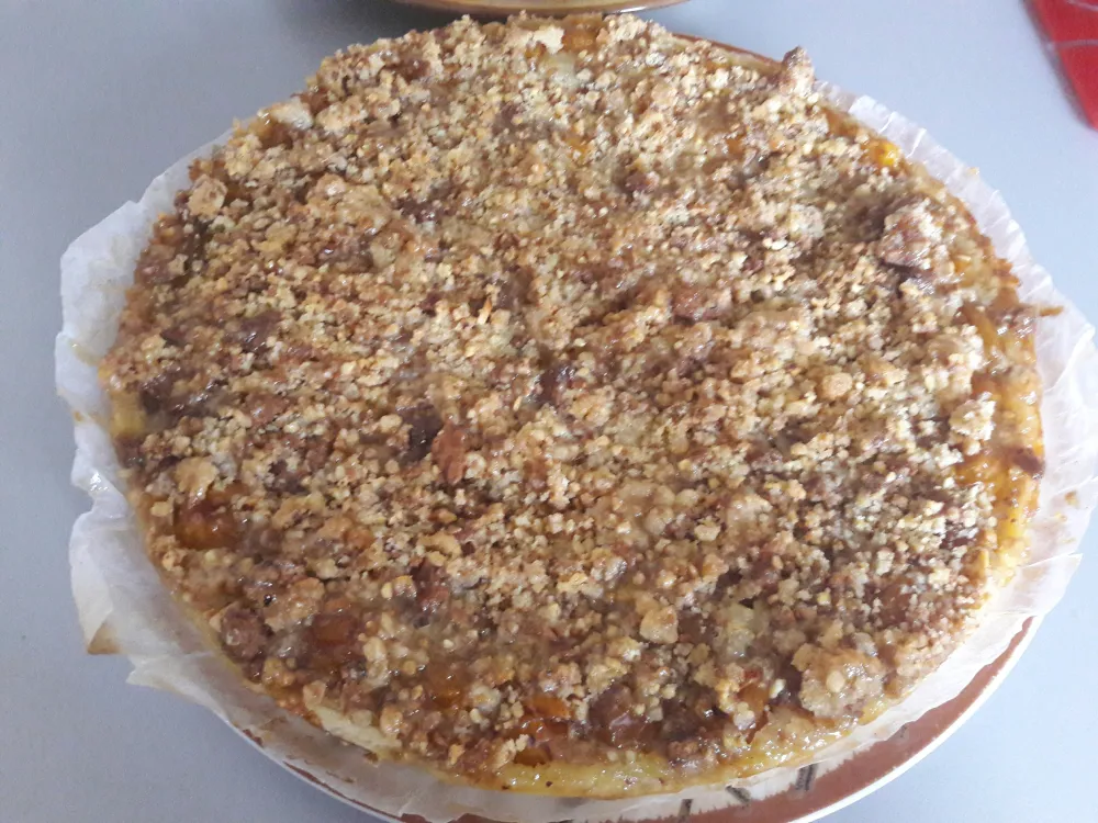 Tarte aux mirabelles façon crumble