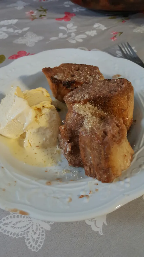 Pain perdu de noël au chocolat