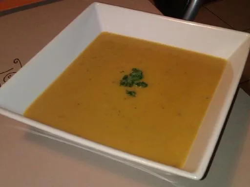 Soupe de citrouille à la champenoise