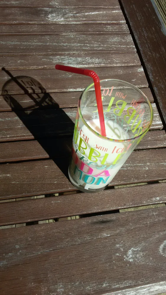 Milkshake au yaourt et au miel