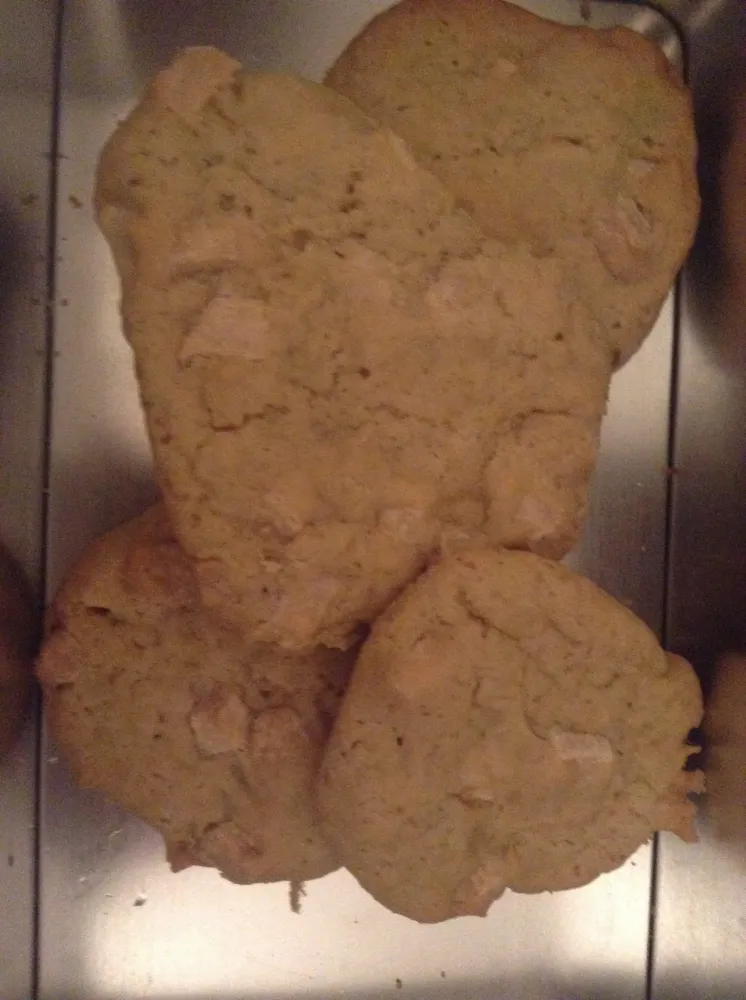 Cookies à la pistache et au chocolat blanc