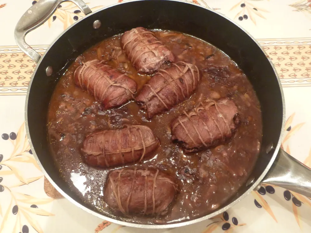 Paupiettes de veau sauce madère