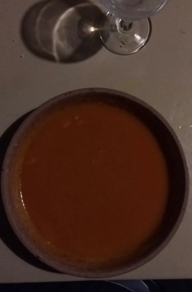 Velouté au concentré de tomate