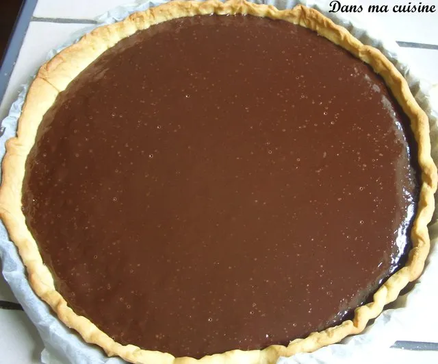 Tarte au chocolat facile (cacao en poudre)