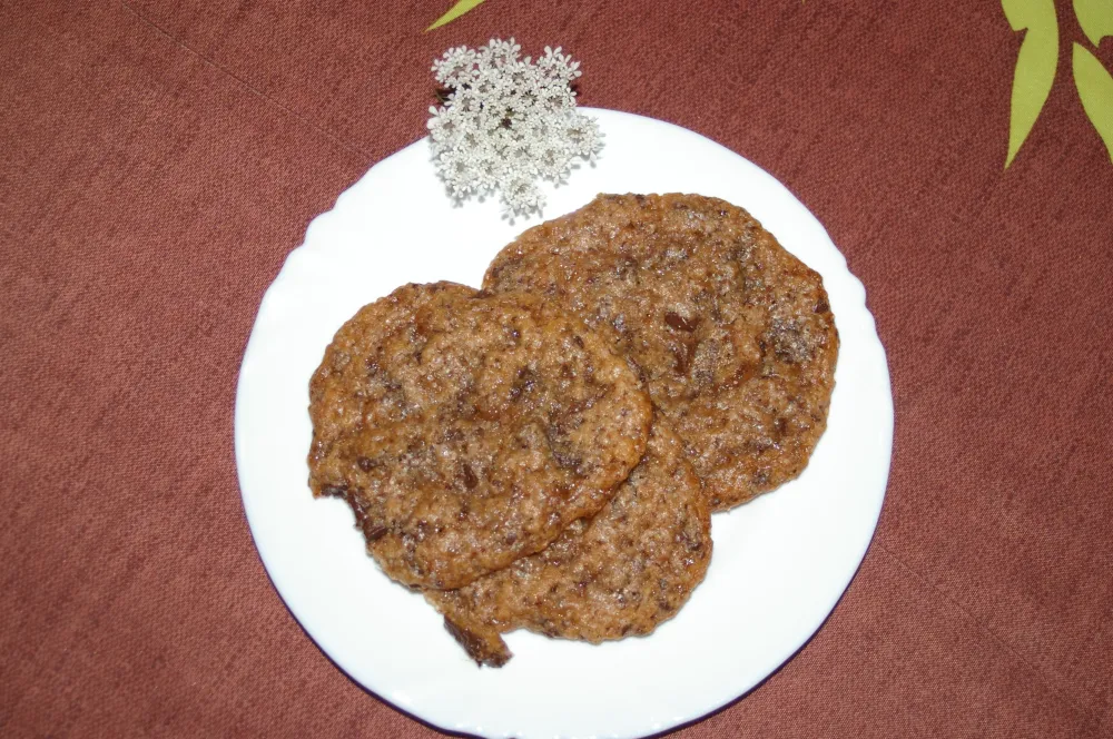 Cookies pépites de chocolat et liqueur de pomme verte