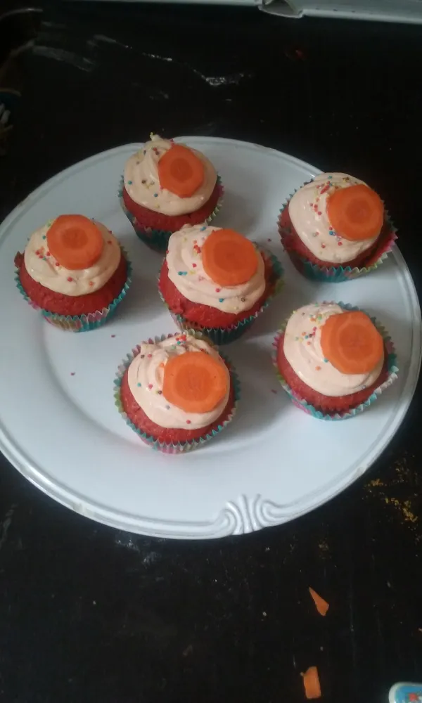 Cupcakes carotte aux épices sucrés et salés