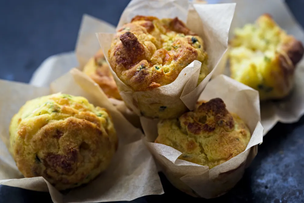 Muffins fromage et noix