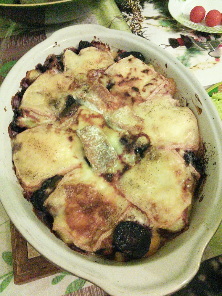 Tartiflette  aux pommes de terre et carottes