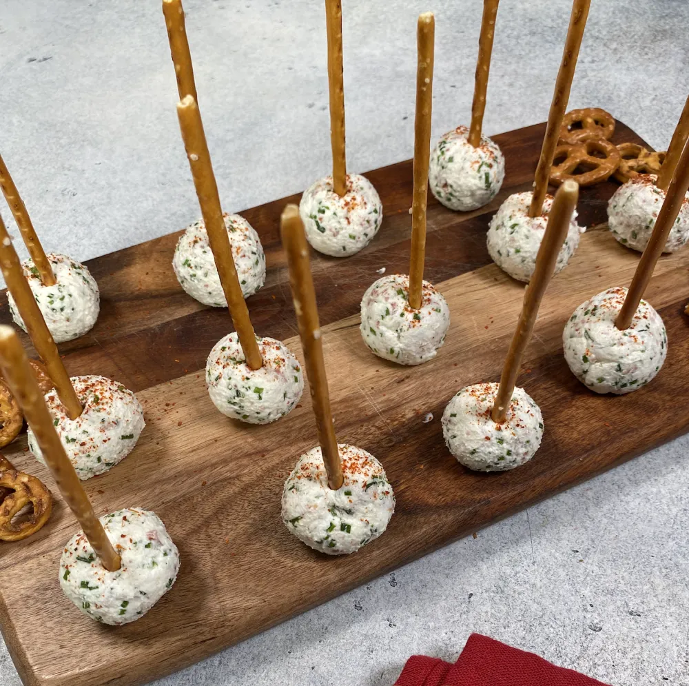 Sucettes pops au fromage et au bacon