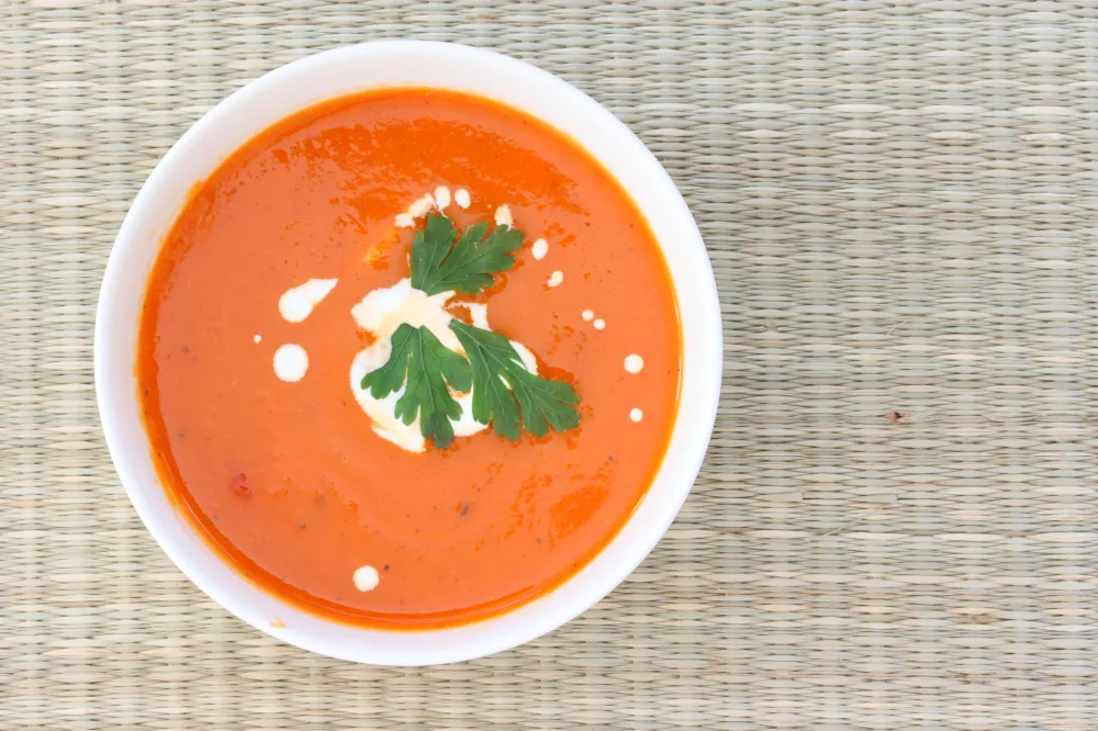 Soupe de tomates au fenouil