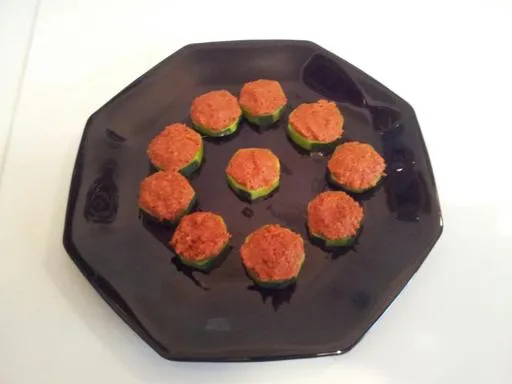 Canapés de courgettes