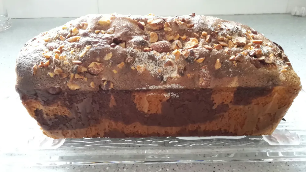 Marbré choco orange aux amandes