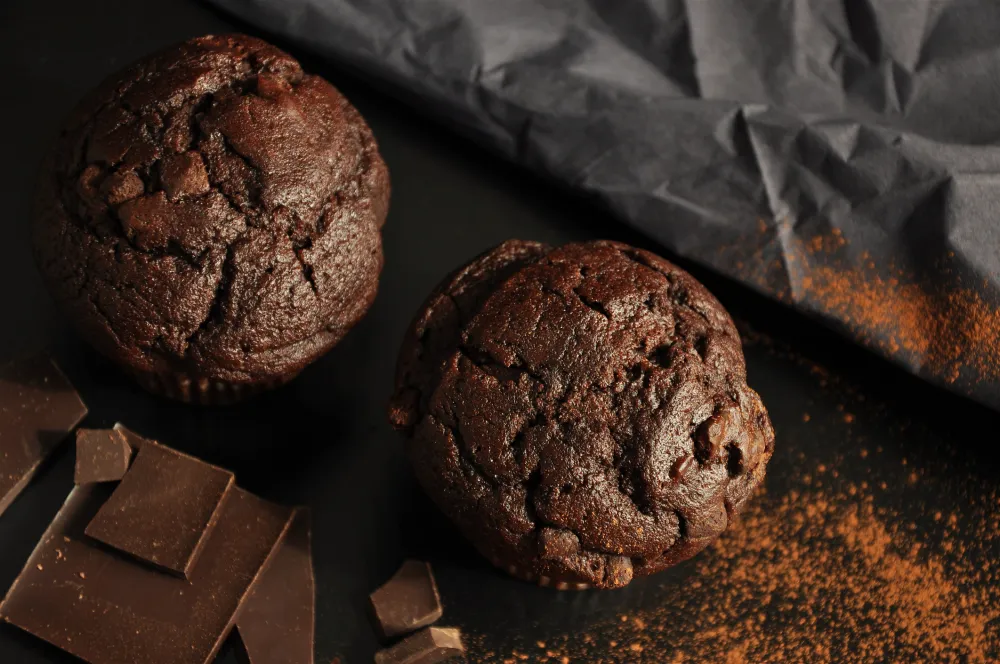 Muffins aux 3 chocolats