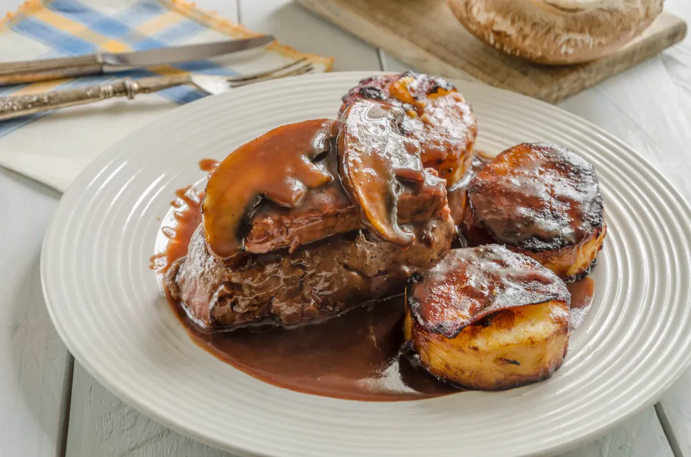 Tournedos aux champignons