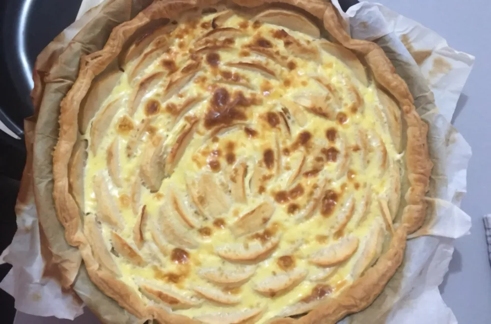 Tarte aux pommes noisettes